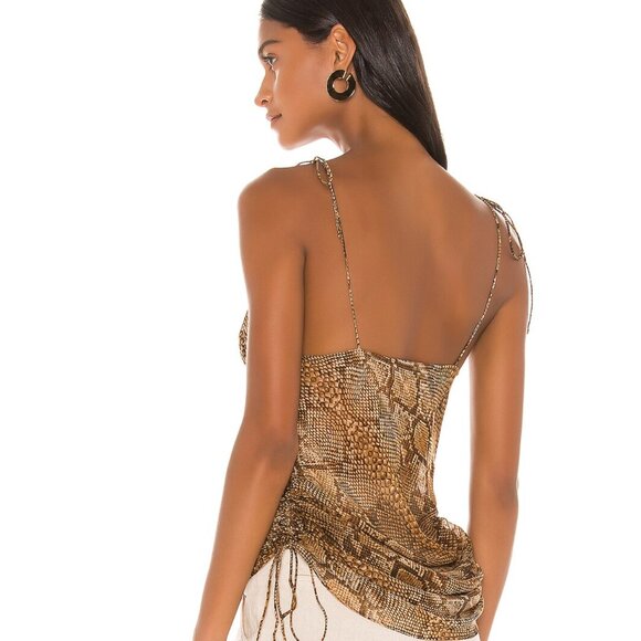 L'Academie REVOLVE Snakeskin Top - Picture 3 of 6